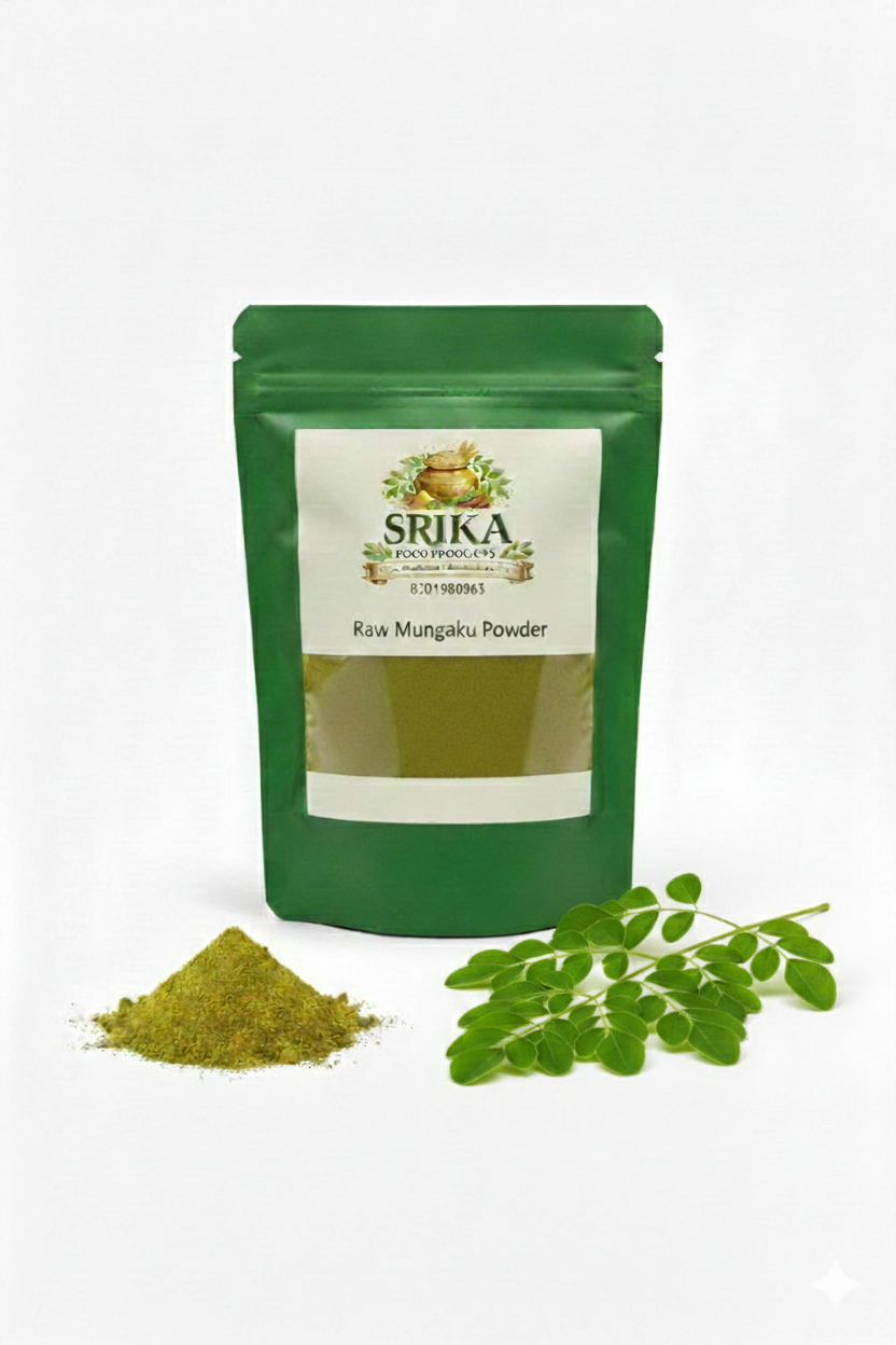 Srika Raw Munagaku Powder (Drumstick Leaves Powder) 500 Grms