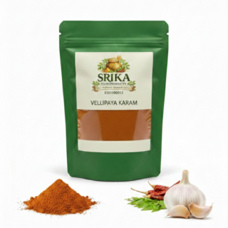 Srika Vellipaya Karam (Garlic Spice Powder) 500 Grms