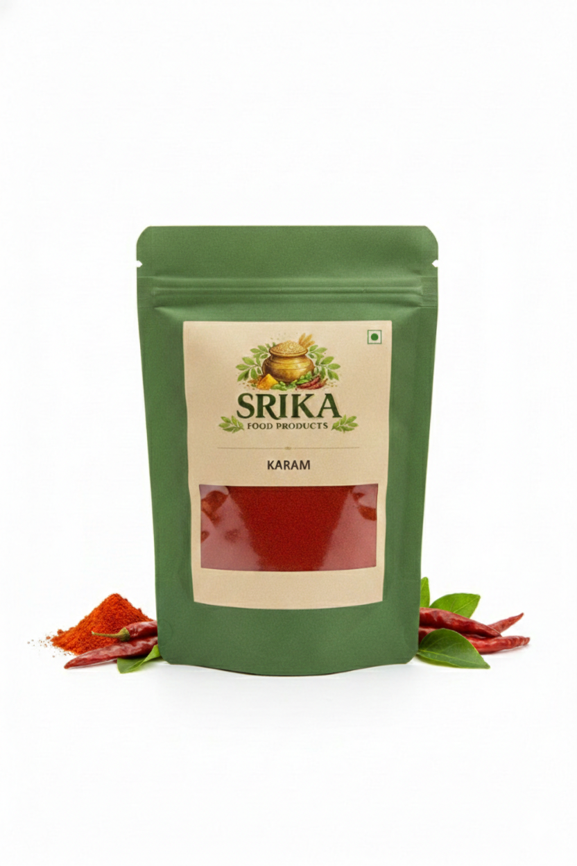 Srika Karam (Red Chilli Powder) 500 Grms