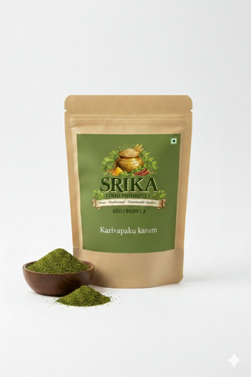 Srika Kariyapaku Karam (Curry Leaves Spice Powder) 500 Kg